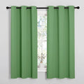NICETOWN Froest Green Blackout Curtains 45 inches Length by NICETOWN