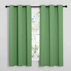NICETOWN Froest Green Blackout Curtains 68 inches Length by NICETOWN