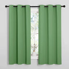 NICETOWN Froest Green Blackout Curtains 48 inches Length by NICETOWN