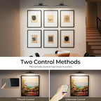 Afyuol Picture Lights for Wall, Battery Operated Gallery Light 16in for - Image 6