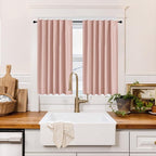 RYB HOME 100% Blackout Short Curtains by RYBHOME