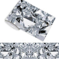 Diamond Wallpaper Border Peel and Stick 196.9 x 3.9 Inch Wall Border Trim by PRESSINART