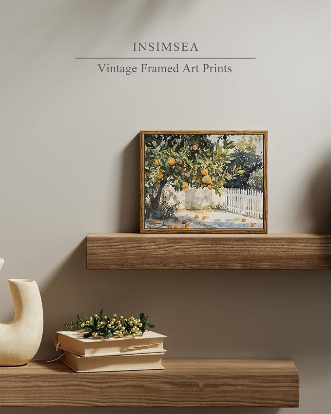 InSimSea Framed Canvas Wall Art Vintage Decor, Classic Rustic Farmhouse Wall - Image 2