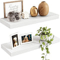 Fixwal Floating Shelves for Wall, 15.7" Wood Wall Mounted Shelves for Living by Fixwal
