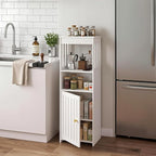 Narrow Bathroom Storage Cabinet, 5-Tier Slim Organizer - Image 4