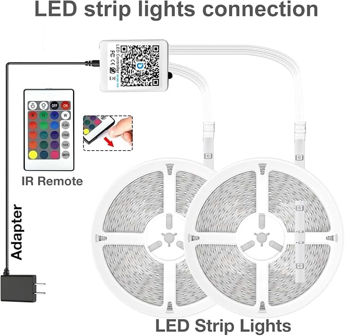 DAYBETTER LED Strip Lights 130 ft, LED Lights Smart App Control Lighting - Image 7
