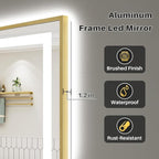48x30 Inch LED Bathroom Mirror - Image 7