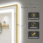 40x30 Inch LED Bathroom Mirror - Image 6