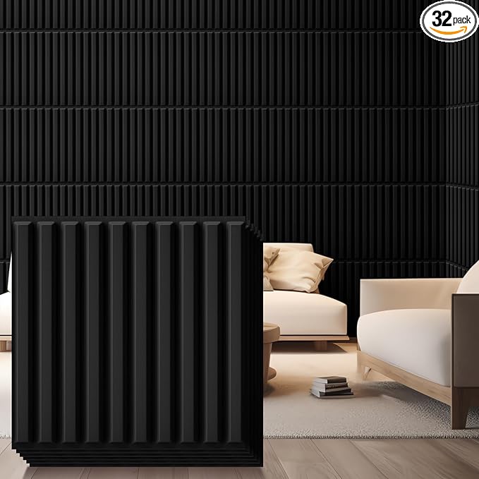 Nuanchu 32 Pcs 3D Wall Panels for Interior Wall Decor, 32 Sq. ft Coverage by Nuanchu