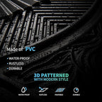 Art3d Drop Ceiling Tiles 24x24 in Black, 3D Wainscoting Panels Glue Up 2x2 - Image 7