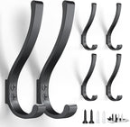 BREYDROK 6-Pack Heavy Duty Coat Hooks by BREYDROK