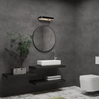 3yecao 24"×197" Thick Dark Grey Black Concrete Wallpaper Waterproof Charcoal - Image 3