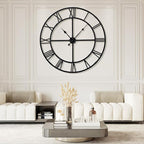 60 Inch Large Wall Clock for Living Room Decor – Easy-Assembly Silent by WallClockDecor