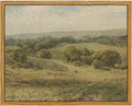 InSimSea Framed Canvas Wall Art, Vintage Landscape Art by InSimSeaArt