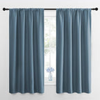 NICETOWN Blackout Curtains for Bedroom, Smoky Blue, 1 Pair, 42 by 45-inch by NICETOWN