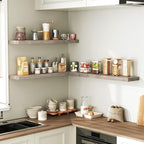 RALGEND Floating Shelves for Wall, 1.5" Thick Wall Shelf Set of 3 - Image 8