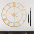 LEIKE Large Modern Wall Clocks, Silent Non Ticking, Battery Operated Roman by LEIKEWALLCLOCK