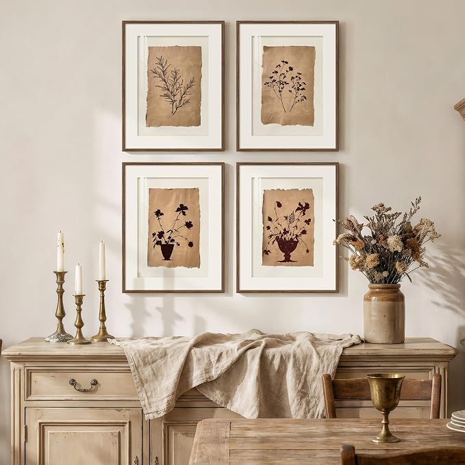 Framed Vintage Botanical Wall Art - Image 6