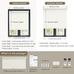 SUNOFF Cordless Blackout Roller Shades Blinds - Image 2