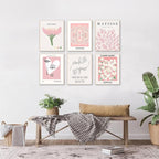 Pink Flower Market Poster, Minimalist Matisse Wall Art Prints, Abstract Floral - Image 4