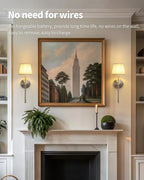 KDG Cordless Wall Sconces Set of 2, Small Wireless 5200mAh Rechargeable Battery - Image 3