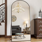 Prywot Arched Full Length Mirror, Modern Full Body Mirrors - Image 2