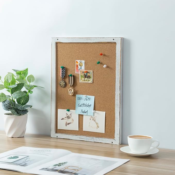 MyGift 3 Panel Wall Mounted Entryway Bulletin Board Combo Set - Image 4