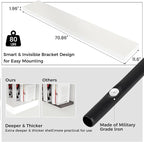 Venusmiles Floating Shelves for Wall 71 inch Long, Engineered Wood Large Wall - Image 3