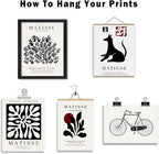 ANERZA 16 PCS Black and White Wall Art Decor, Matisse Abstract Gallery Wall - Image 4