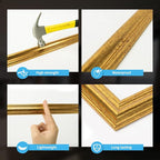 Art3d Pre-Cut Wall Molding Set of 6 pcs, Ready-to-Assemble Wainscoting Panels - Image 5