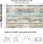 Arthome 23.6x200''Rustic Wood Contact Paper Peel and Stick Self-Adhesive - Image 3