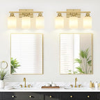 MOKATNG 3-Light Bathroom Light Fixtures, Brushed Gold Vanity Light - Image 4