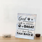 Funny Veterinarian Gifts Farmhouse Dog Canvas Wall Art Decor Veterinary Vet Gift - Image 6