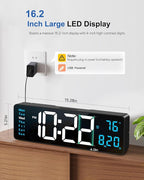 Digital Wall Clock, Wall Clock - Image 2