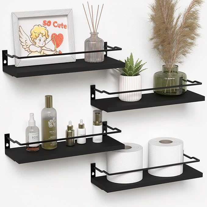 RICHER HOUSE Bathroom Floating Shelves by RicherHouse