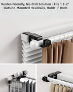 Over-Blinds Curtain Rod Brackets - Image 2