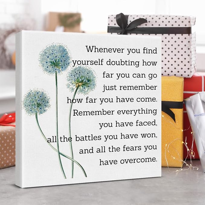 Motivational Quotes Wall Art Decor, Inspirational Graduation Decor Gift - Image 7