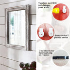 AAZZKANG Wall Mirror with Wood Framed Rustic Mirrors - Image 3