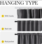 NICETOWN Room Divider Curtain & Adjustable Ceiling Track Set, W100 xL84 - Image 4