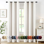 MIULEE Blackout Curtains for Bedroom Living Room 2 Panels, Thermal Insulated by MIULEE