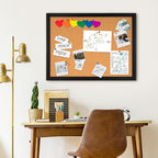 DOLLAR BOSS Cork Board for Wall 36" x 24" Bulletin Board for Wall - Image 8