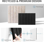 Large Cork Bulletin Board for Wall 36"x24", 6 Pack Felt Slat Wall Panel Tiles - Image 3