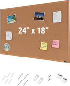 Mr. Pen- Cork Notice Board, 24 X 18 Inches, Cork Bulletin Board by MrPen