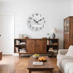 KECYET Wall Clock Battery Operated 16 Inch Large Gray Silent Non Ticking - Image 8