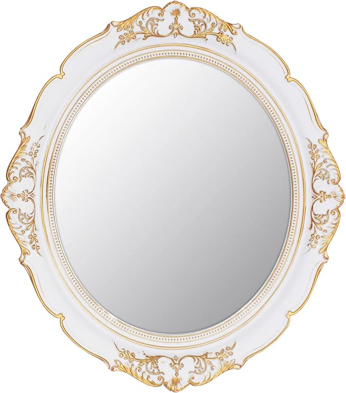 Eaoundm 13.1 x 14.8 inchs Decorative Wall Mirror, Vintage Hanging Mirrors by Eaoundm