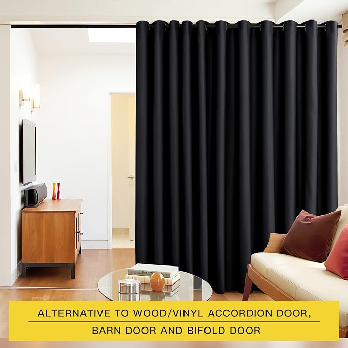 NICETOWN Closet Door Heavy Curtain, Room Dividers Shade Screens Partitions - Image 3