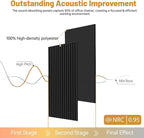 RITOLLO 6 Pack Bilayer Thickened-Sound Proof Wall Panels 47.2"x23.6"x0.72" High - Image 4