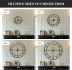 Cuspin 24 Inch Large Wall Clock, Silent Non Ticking Battery Operated Round - Image 6