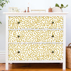 Jeweluck Yellow Polka Dot Wallpaper Yellow and White Peel and Stick Wallpaper - Image 7