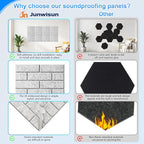 12 Pack Acoustic Panels, Sound Proof Foam Panels - Image 5